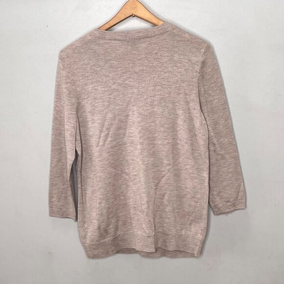 Talbots Lambswool Blend Crewneck Sweater with beading- Size‎ M NWOT - Picture 4 of 5